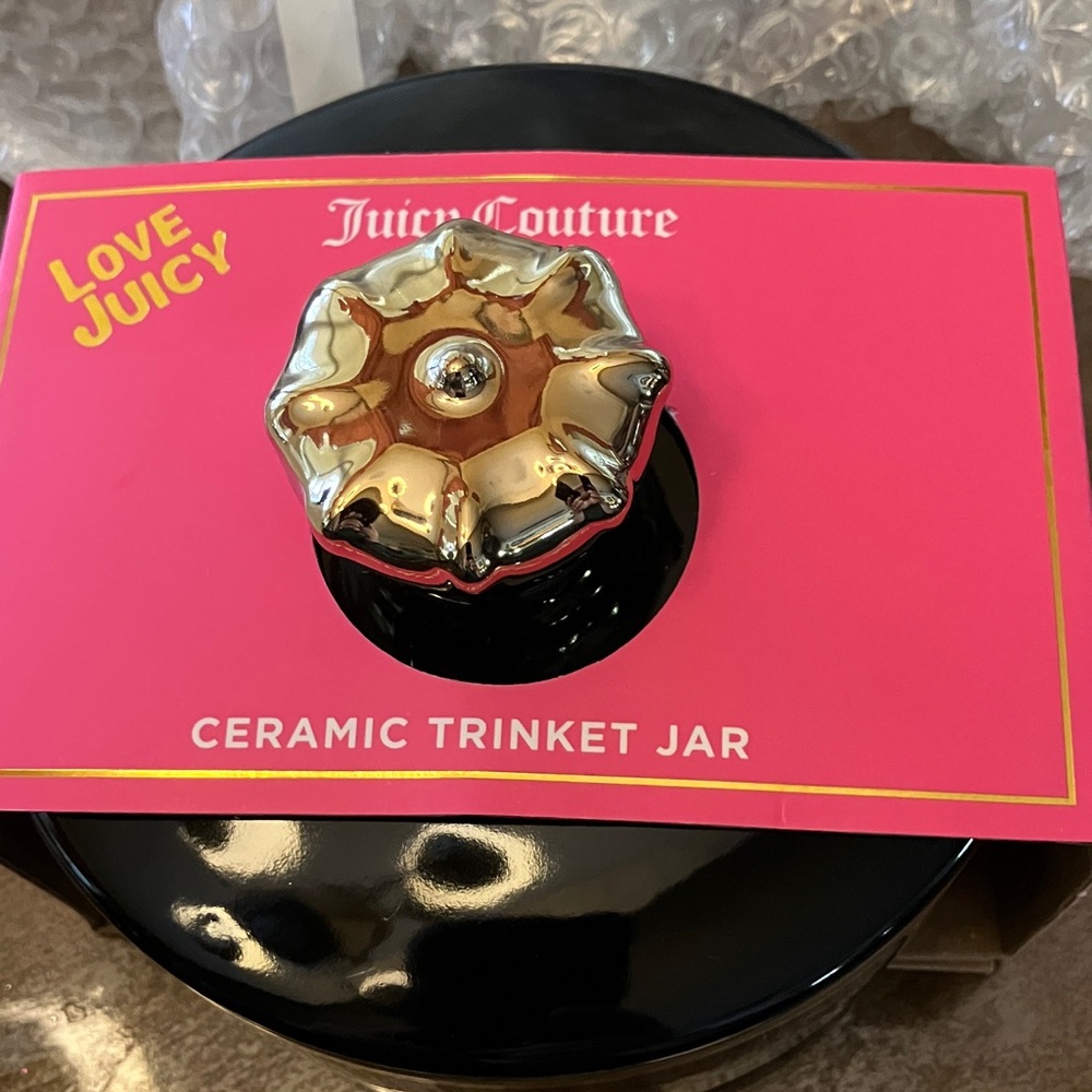 ✨Juicy Couture trinket jar ceramic NWT - Picture 5 of 10
